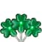 20ct. Green LED Mini St Patrick's Day Shamrock Lights with Timer